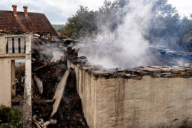 Professional Fire Damage Removal technician working in Odenton, MD